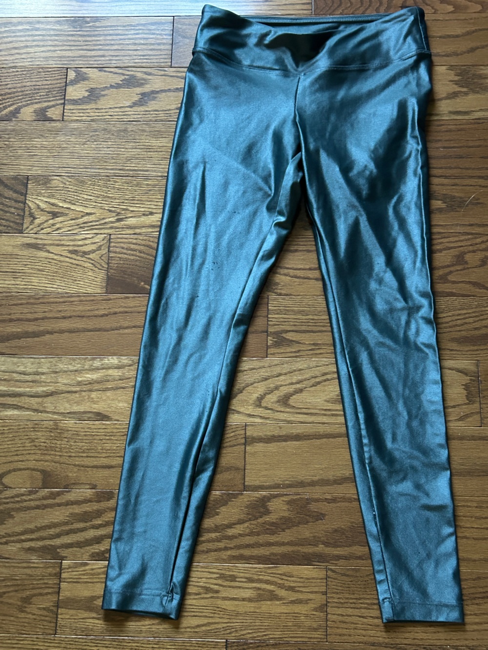 Koral Shiny Teal Women’s Leggings Sz M